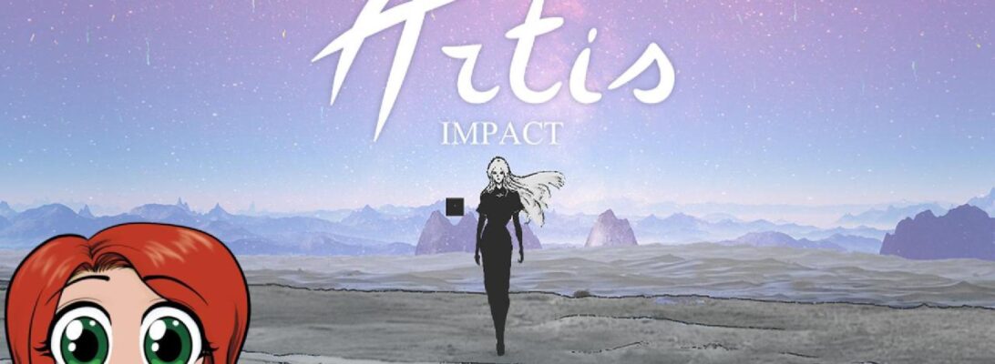 A promo image featuring the logo and some character art Artis Impact and a smiling chibi of Christine. Text reads "Starting the Adventure"